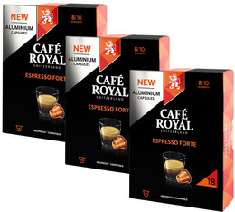 Café Royal 'Espresso Forte' aluminium capsules for Nespresso x 54