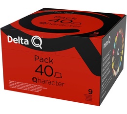 DeltaQ Qharacter x 40 coffee capsules