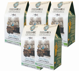 Terramoka biodegradable decaffeinated coffee capsules 