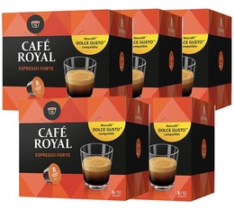 Café Royal Dolce Gusto pods Espresso Forte x 80 coffee pods