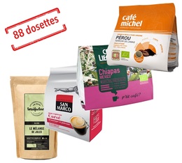 Our Customers Favourite coffee pods for Senseo selection - 4 different coffees