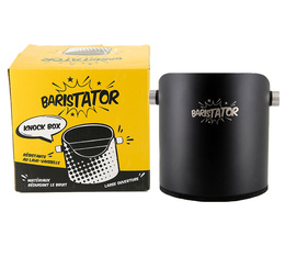 Knock box stainless steel black -  Baristator