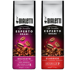 Bialetti Coffee Beans Esperto Classico & Delicato - 2 x 500g