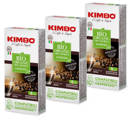 Kimbo Organic Nespresso pods 2+1 Special Offer