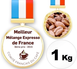Cafés Chapuis 'AA blend' coffee beans - 1kg - 3rd for 2015 Best French Espresso Blend