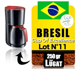 Ground coffee for filter coffee machines: - Cup of Excellence 2013 Lot n°11 Brazil São Francisco de Assis - 250 g - Lion