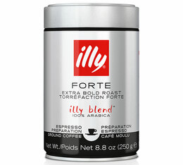 Illy Espresso Forte Ground Coffee - 250g