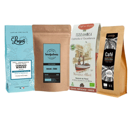 Pure Origin Pack (Exclusive to MaxiCoffee): 4 packs of coffee beans x 250g