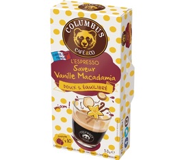 Columbus Café & Co - Vanilla & Macadamia-flavoured espresso x 10 Nespresso® pods