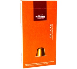 Caffe Mauro Deluxe Nespresso-compatible capsules x 10