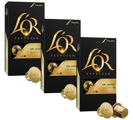 3 x 10 L'Or Jaune capsules by l'Or Espresso for Nespresso