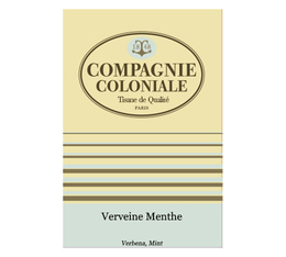 Compagnie Coloniale Mint Verbena Herbal Tea - 25 Berlingo® tea bags