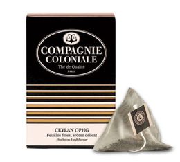 Ceylon OPHG black tea - 25 pyramid bags - Compagnie Coloniale