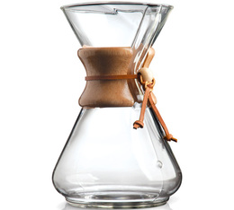 Glass Chemex 10-cup coffee maker