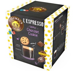 Columbus Café & Co Dolce Gusto pods Chocolate Cookie Espresso x 16 coffee pods