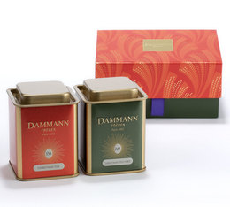 Dammann Happy Holidays Gift Set - 2 x 40g loose leaf tea tin