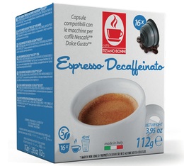 Caffè Bonini Dolce Gusto pods Espresso Decaffeinato x 16 coffee pods