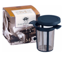 FINUM permanent tea filter with drip lid