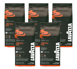 Lavazza Coffee Beans Aroma Piu - 5 x 1kg