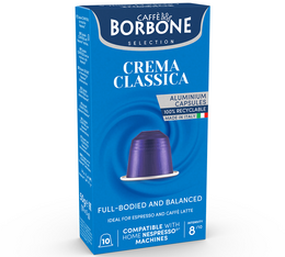 Caffè Borbone Crema Classica Capsules Compatible with Nespresso® x 10