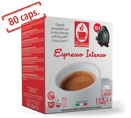 Caffè Bonini Dolce Gusto pods Espresso Intenso x 80 coffee pods