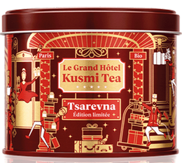 Kusmi Tea Organic Tsarevna Black Tea - 120g Loose Tea Tin