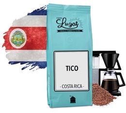 Ground coffee for filter coffee machines: Costa Rica - Tico - 250g - Cafés Lugat