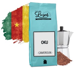 Ground coffee for moka pots: Cameroon - Oku - 250g - Cafés Lugat
