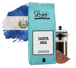 French press ground coffee: El Salvador - Santa Ana - 250g - Cafés Lugat