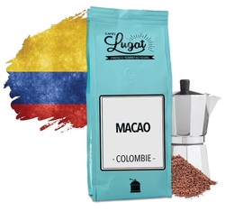 Ground coffee for moka pots: Colombia - Macao - 250g - Cafés Lugat
