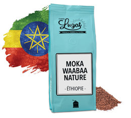 Organic ground coffee: Ethiopia - Moka Waabaa Natural - 250g - Cafés Lugat