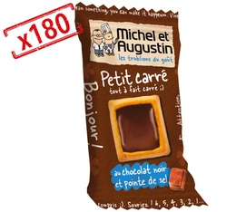 Square salted butter & dark chocolate biscuits - Michel & Augustin X180