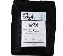 Coffee beans: Mélange Héritage (Heritage blend) - 2Kg - Cafés Lugat
