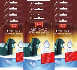 Melitta Anti Calc liquid descaler for capsule & pad machines - 12 doses