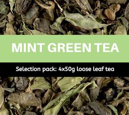 Mint Green Tea selection pack (4 x 50g) - Exclusive to MaxiCoffee