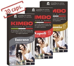 KIMBO Nespresso® Compatible Capsules Discovery Pack - 30 pods