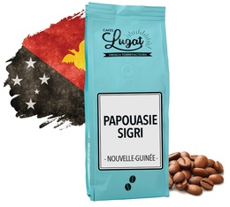 Cafés Lugat Coffee Beans Papouasie Sigri from Papua New Guinea - 250g