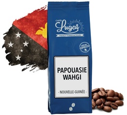 Cafés Lugat Coffee Beans Papua Wahgi from Papua New Guinea - 250g