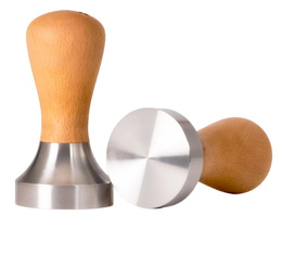ROK Tamper 49.7mm stainless steel and beech wood