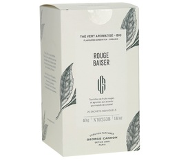 George Cannon 'Rouge Baiser' Organic flavoured green tea x 20 sachets