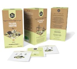 Organic Mint Linden Infusion - 20 individually-wrapped sachets - SCOP TI