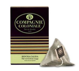 Sencha Calida green & oolong tea - 25 pyramid bags - Compagnie Coloniale