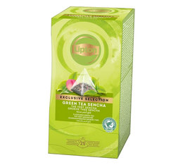 Sencha Green Tea - 25 pyramid tea bags - Exclusive Selection - Lipton