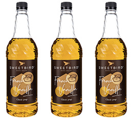 Sweetbird Syrup French Vanilla Set of 3 x 1L