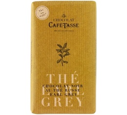 Café-Tasse Dark Chocolate Bar with Earl Grey Tea - 85g