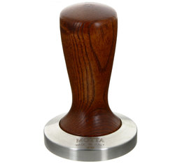 MOTTA stainless steel Tamper with wooden handle - 58mm flat base