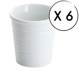 Plise'O Set of 6 Espresso Cups - 9cl