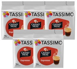 Tassimo pods Grand Mère Espresso - 5 x 16 T-Discs