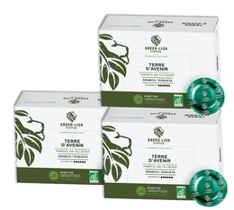Green Lion Coffee Nespresso Professional Capsules Terre d'Avenir x 150
