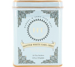 Harney & Sons 'Winter White Earl Grey' flavoured white tea - 20 sachets
